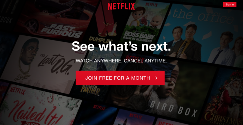 Netflix Dashboard